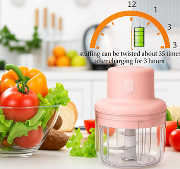 Electric Mini Garlic Chopper (250ml)